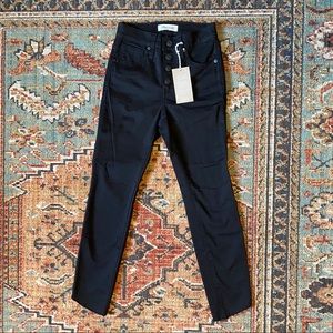 Madewell 10” High Rise Black Skinny Denim Jeans